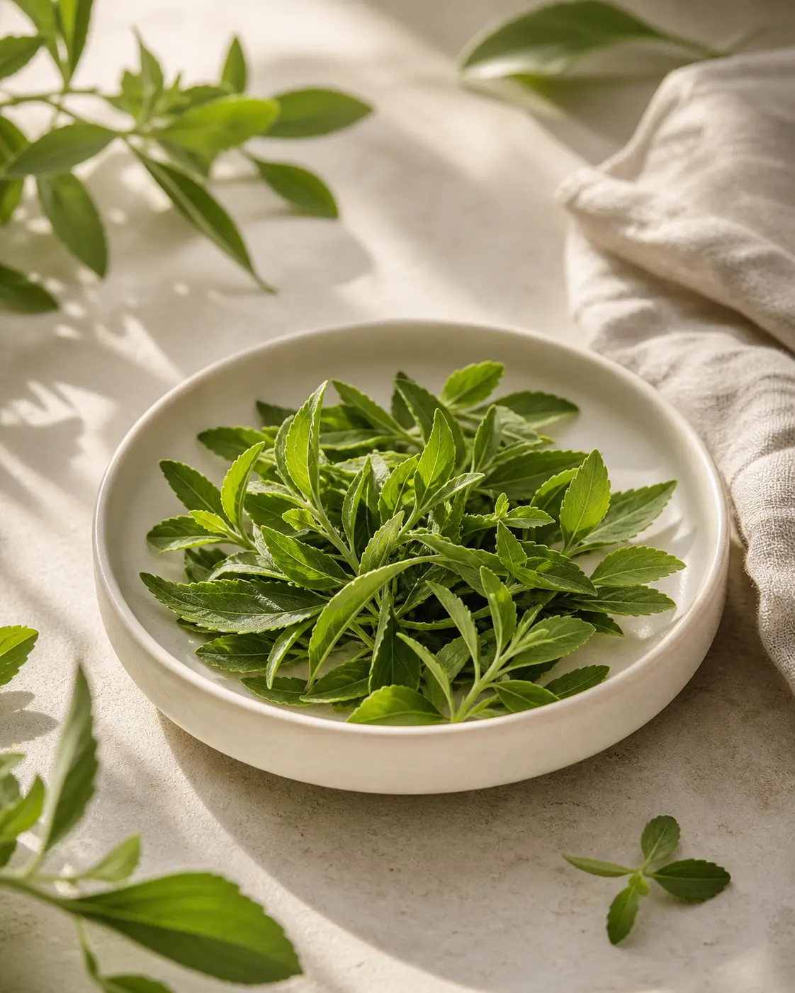 甜叶菊芽尖与精选原叶